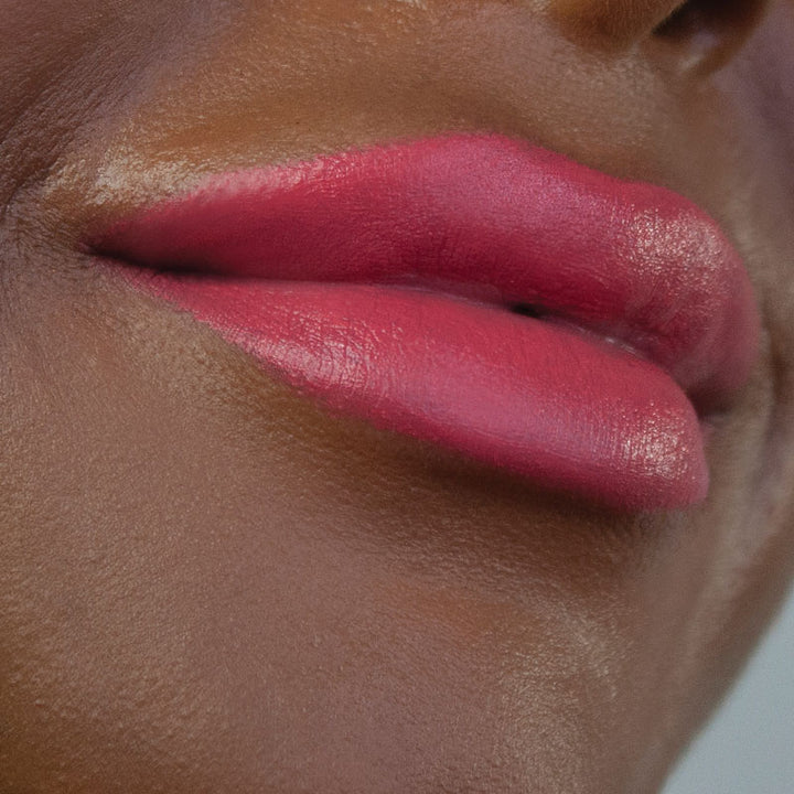 MUA Creamy Matte Lipstick - Love Letter on lips
