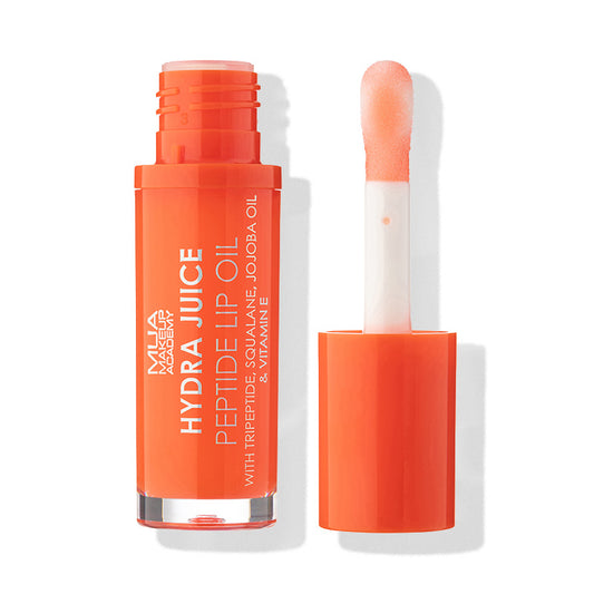 an orange tube of lip oil