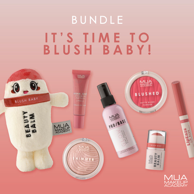 a group of makeup products
