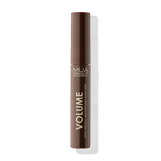 a brown tube with white text