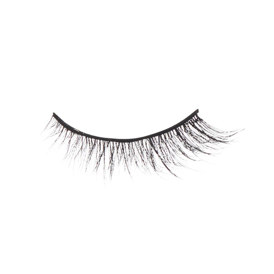 a close up of a false eyelash