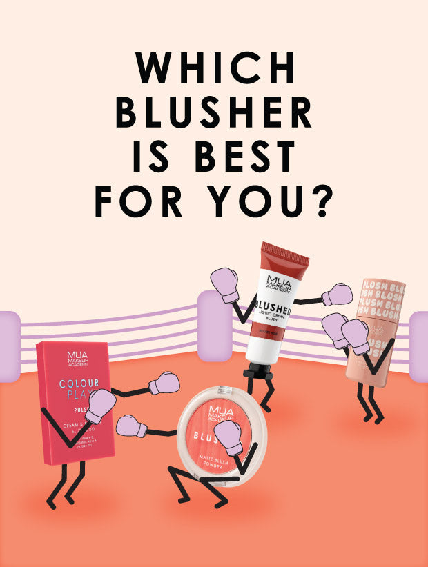 Battle Of The Blush: Which MUA blusher is made for you?