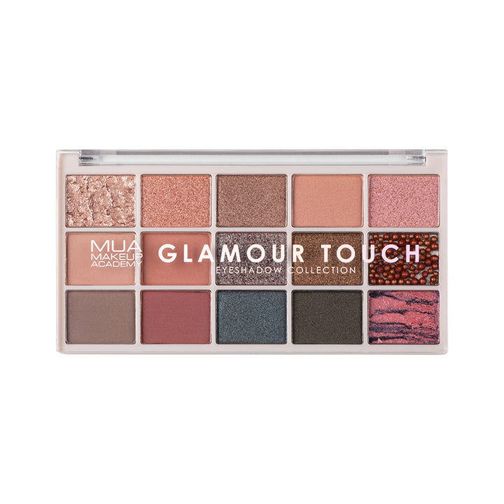 MUA 15 Shade Eyeshadow Palette Glamour Touch