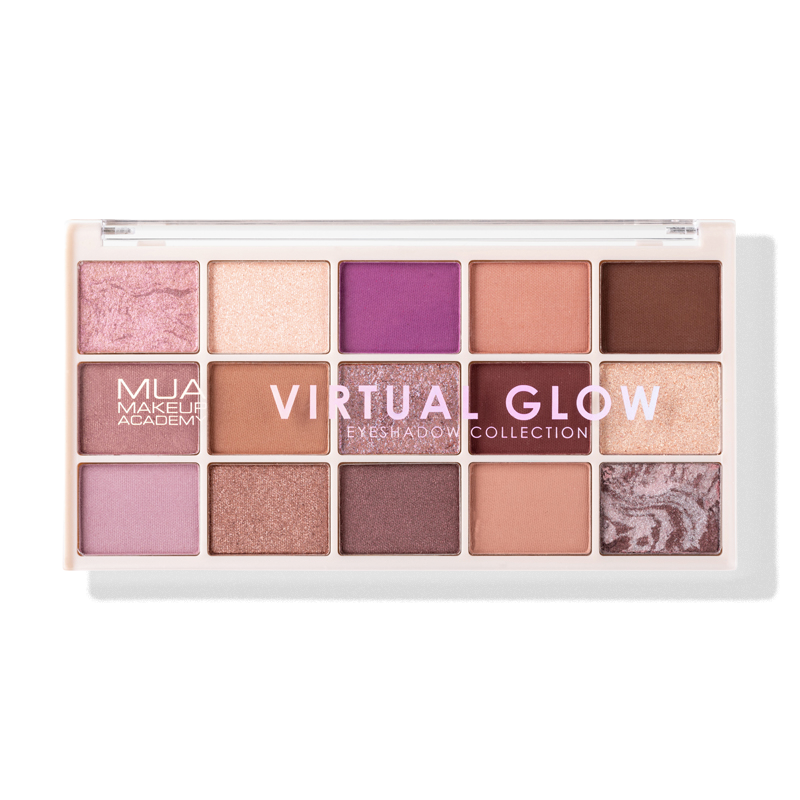 a close up of a makeup palette