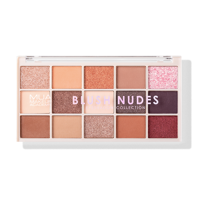 a close up of a makeup palette