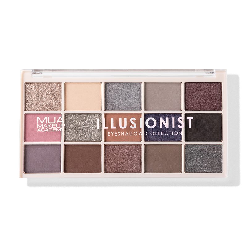 a close up of a makeup palette