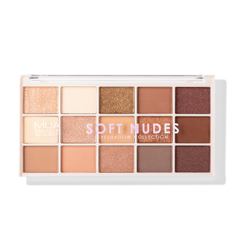 a close up of a makeup palette