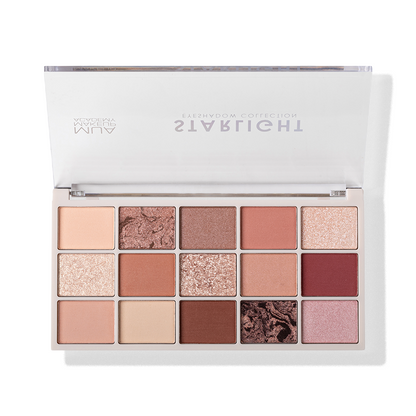 a close up of a makeup palette
