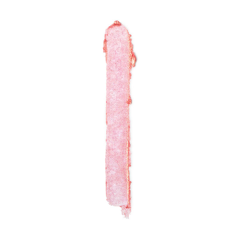 a close up of a pink object