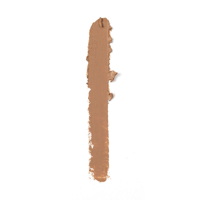 a close up of a smear of makeup