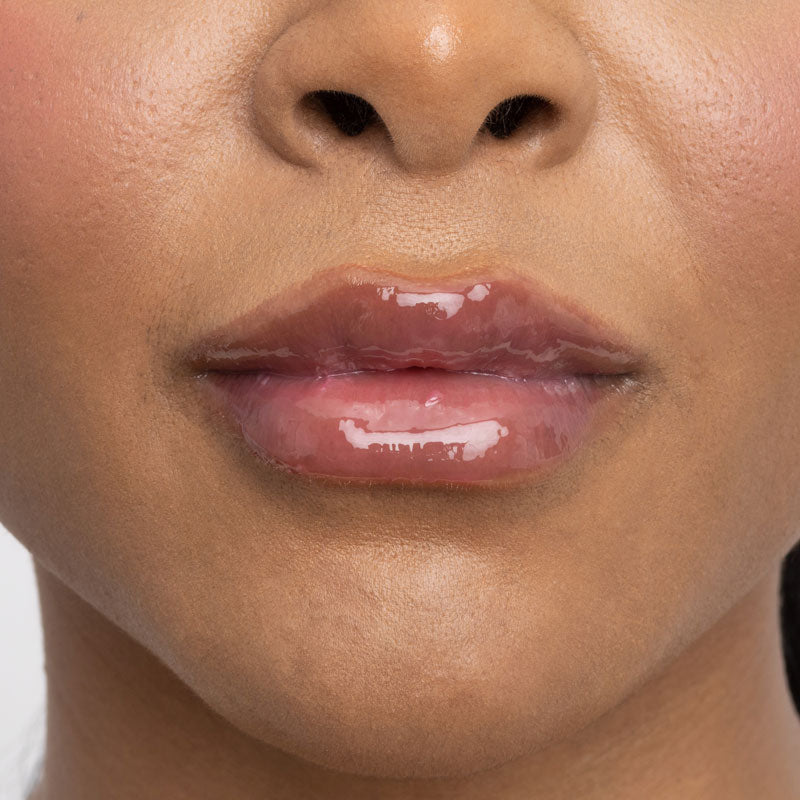 close up of a woman's lips