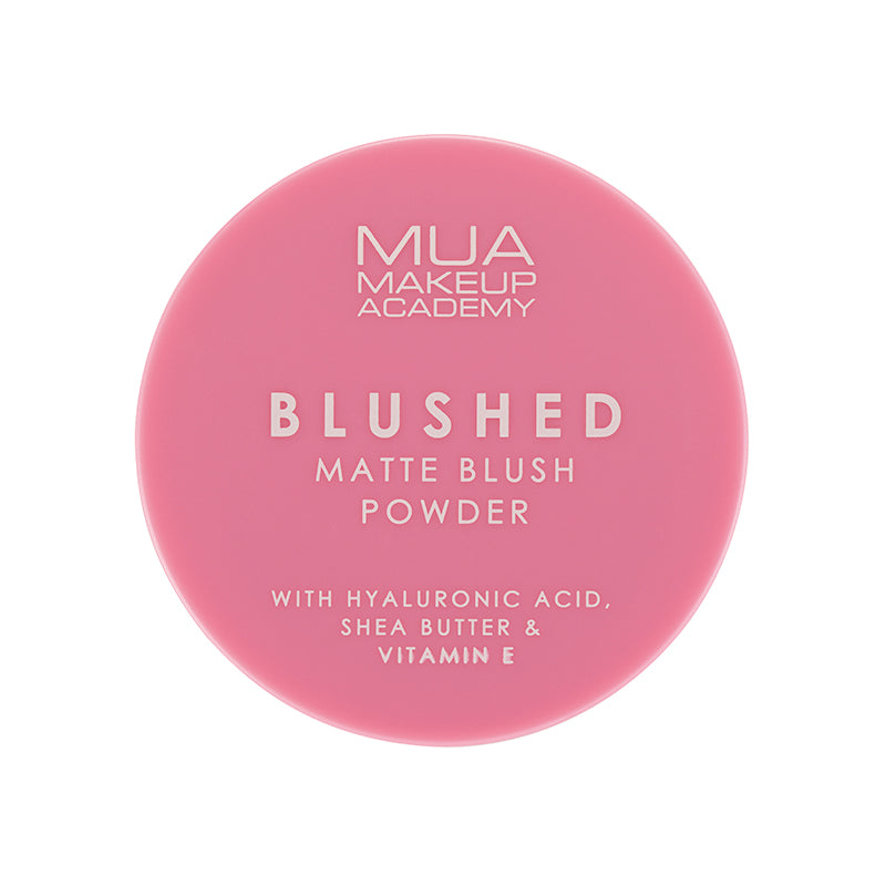 MUA Makeup Academy Blushed Mate Blush Powder - Marshmallow
