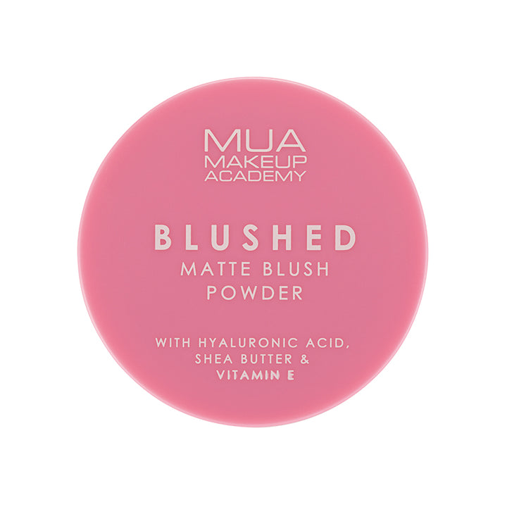 MUA Makeup Academy Blushed Mate Blush Powder - Marshmallow