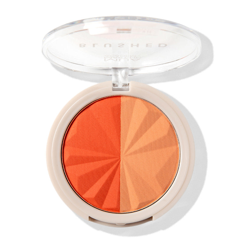 a close up of a blush