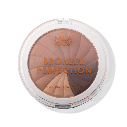 a round container of makeup