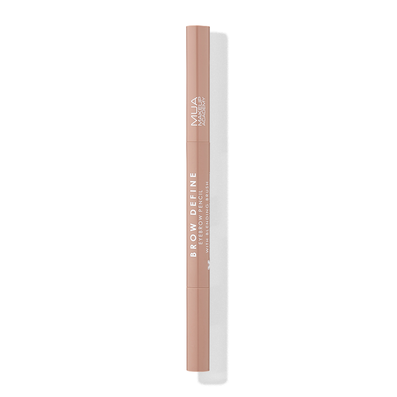 a close up of a brown eyebrow pencil