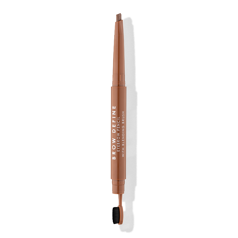 a brown eyebrow pencil with a brush