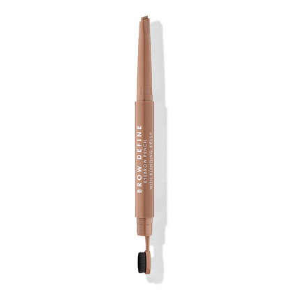 a brown eyebrow pencil with a black brush