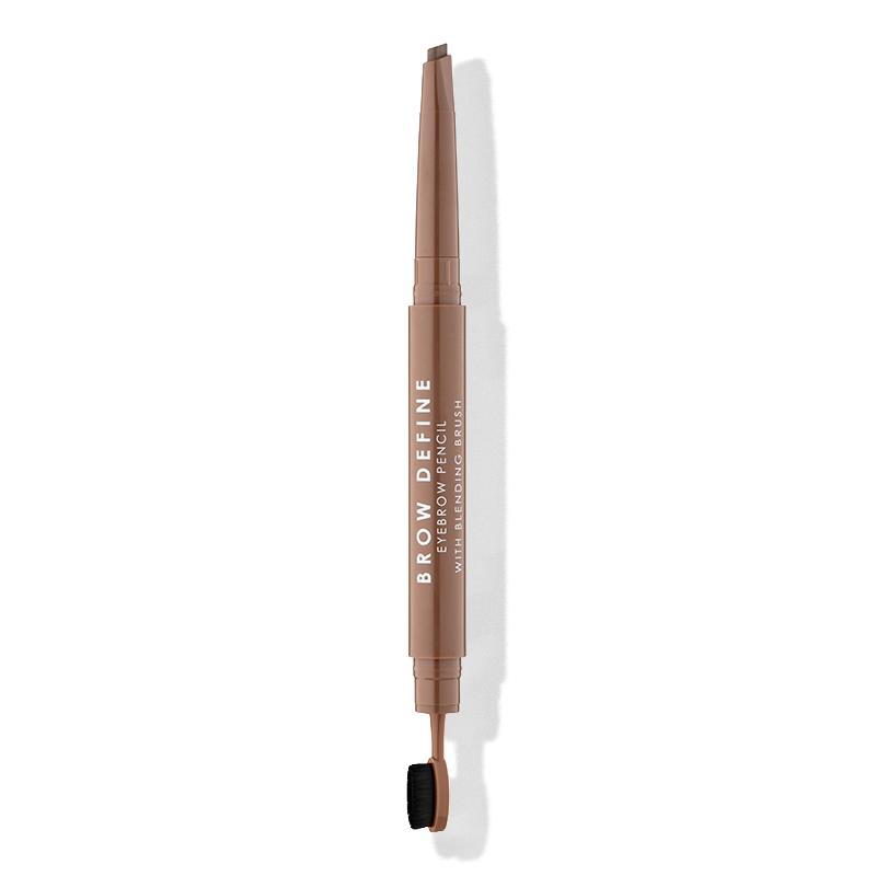 a brown eyebrow pencil with a brush