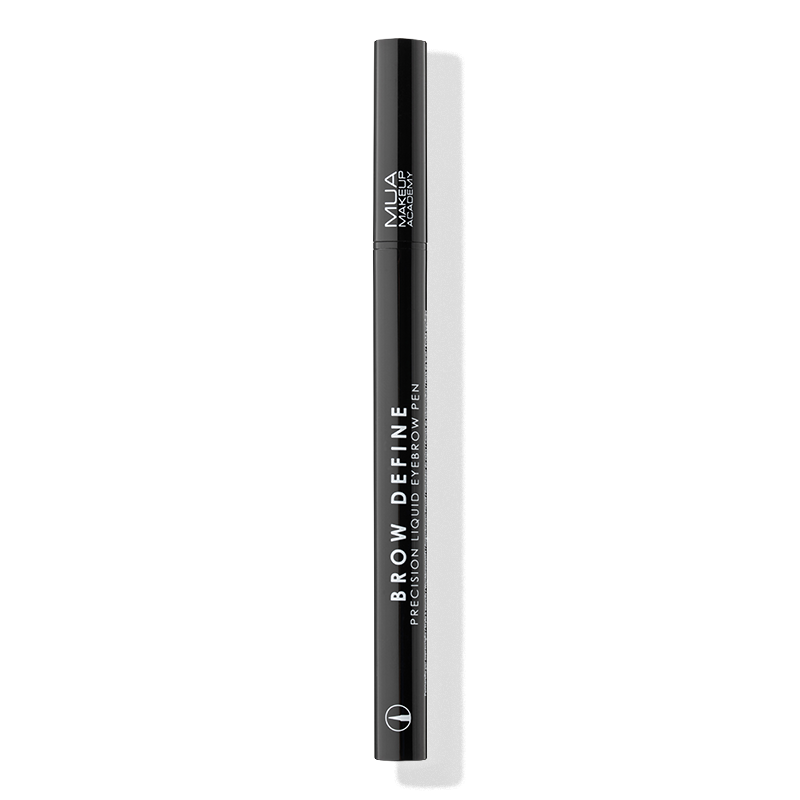 a black pencil with white text