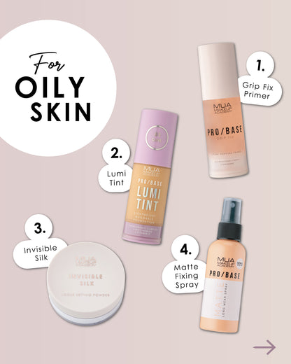 a group of different types of makeup products