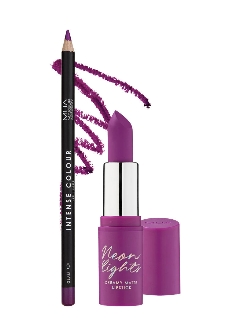 MUA Lip Duo - Glam & Ultra Violet