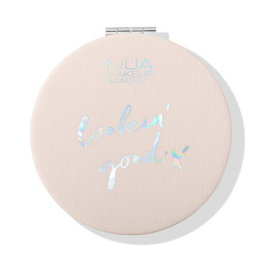 a powder compact with a mirror
