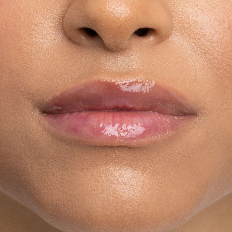close up of a woman's lips