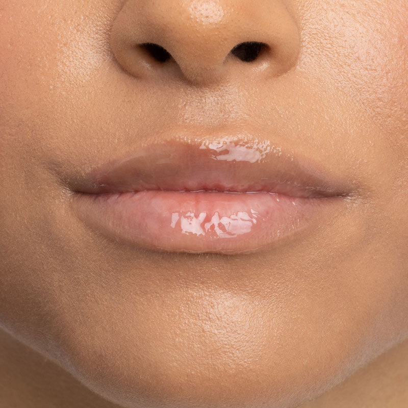 close up of a woman's lips
