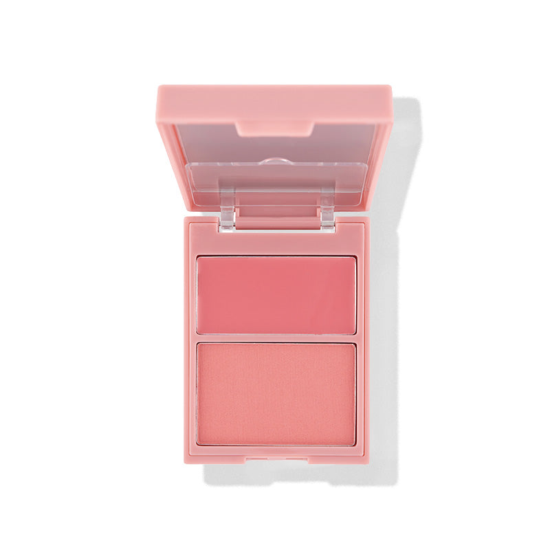 a pink blush in a pink container