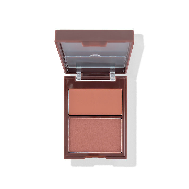a close up of a blush