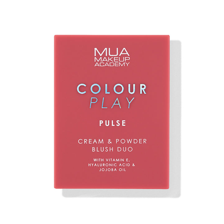 a red package with white text