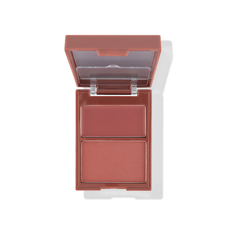 a close up of a blush