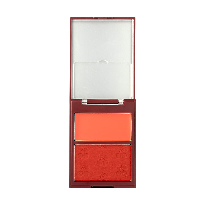 MUA Cream and Powder Blush Duo - Cherry Kiss