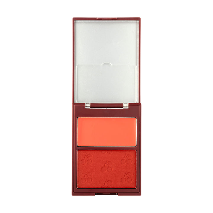 MUA Cream and Powder Blush Duo - Cherry Kiss