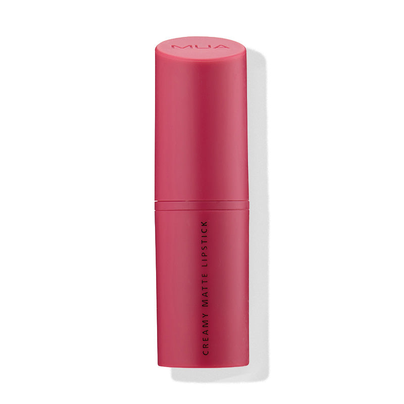 a pink lipstick tube with a lid