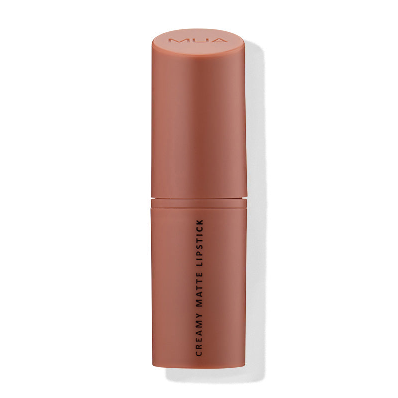 a brown tube of lipstick