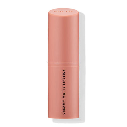 a pink lipstick on a white background