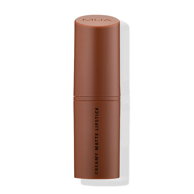 a brown tube of lipstick