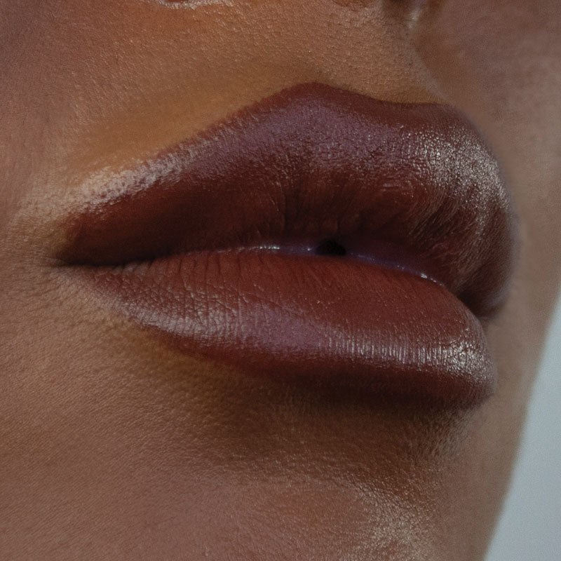 MUA Creamy Matte Lipstick - Obsession on lips