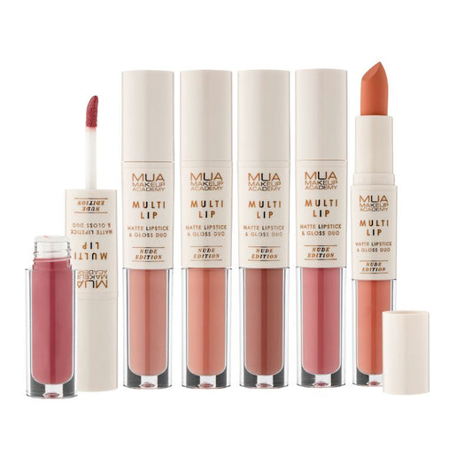 a group of lip glosses