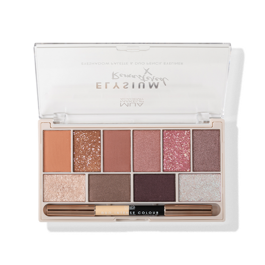 a makeup kit with a lid