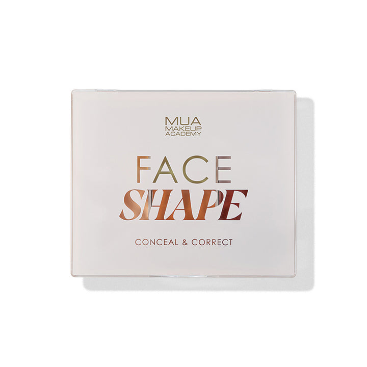 a white square box with gold text on it