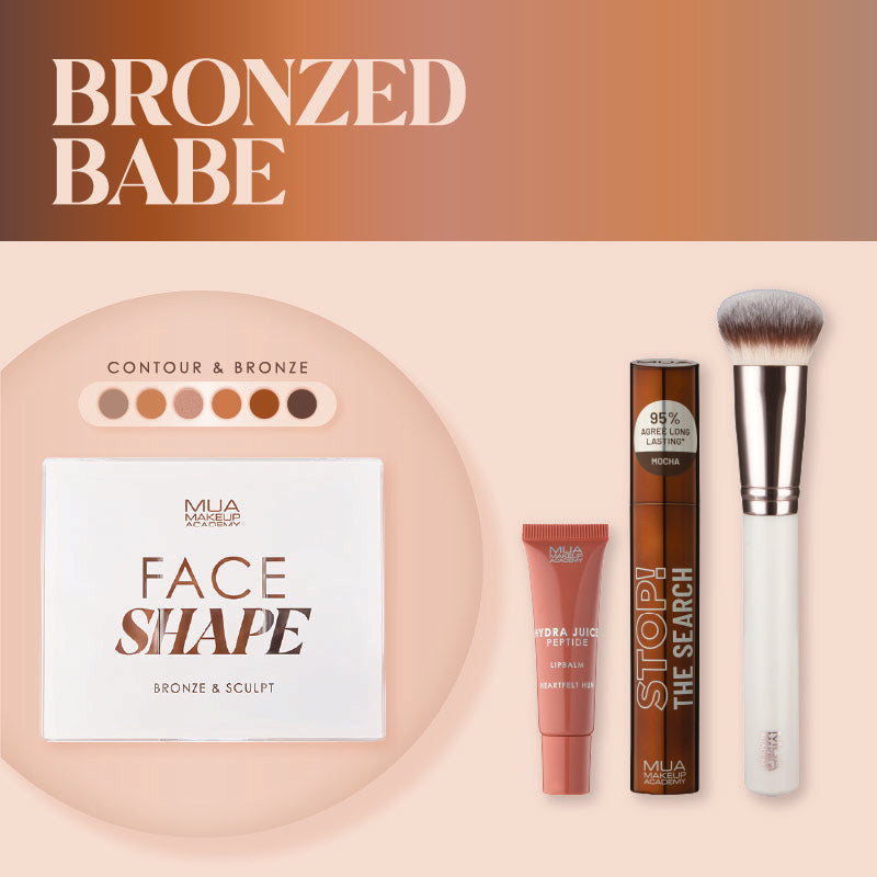 SHAPE IT YOUR WAY - BUNDLES - Including a Face Shape palette, Stop The Search Mascara, LipEaze Blurring Lip Liner, MUA Brush - MUA Makeup Academy