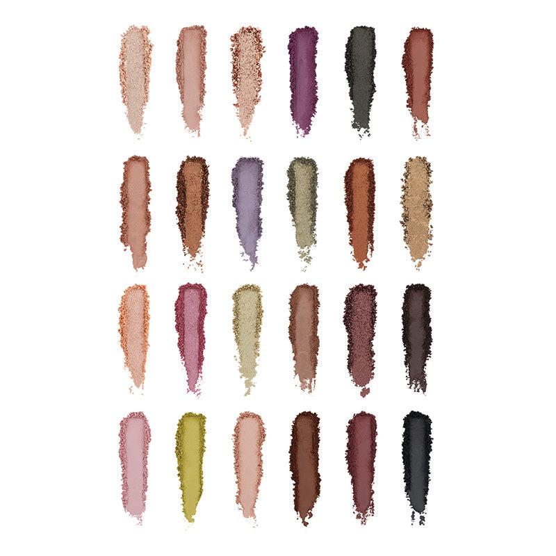 a collection of different colors of makeup