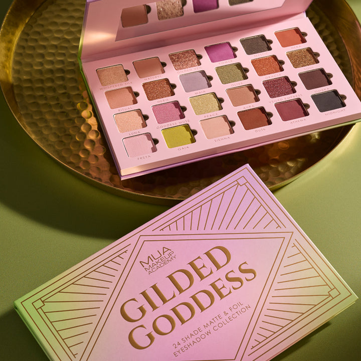 a close up of a box of makeup