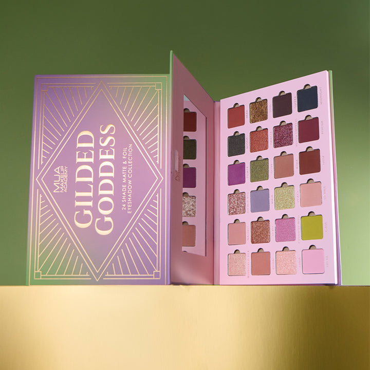 a box of makeup on a table
