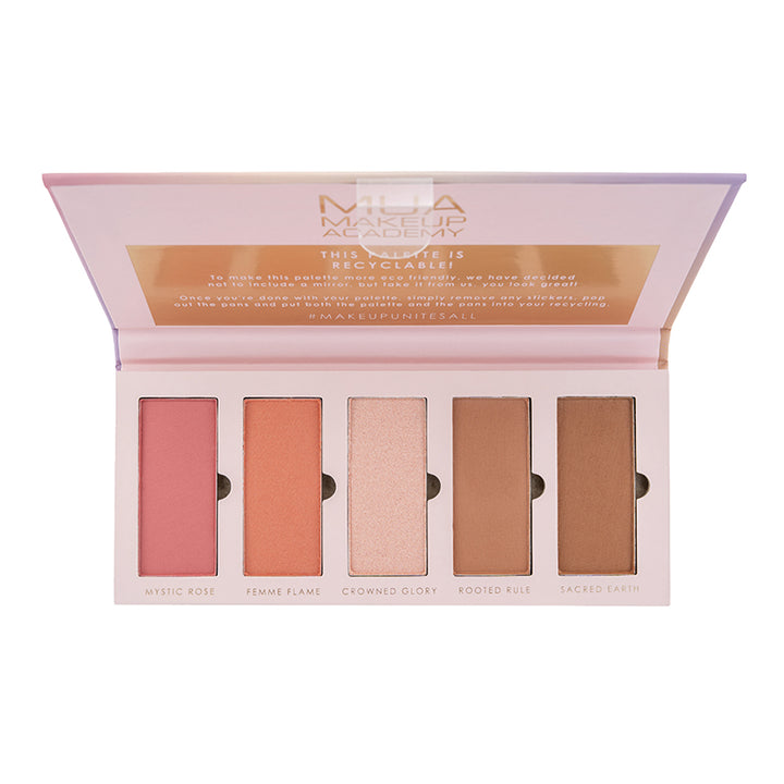 a box of makeup products