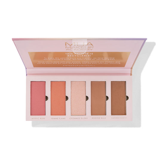 a box of makeup products