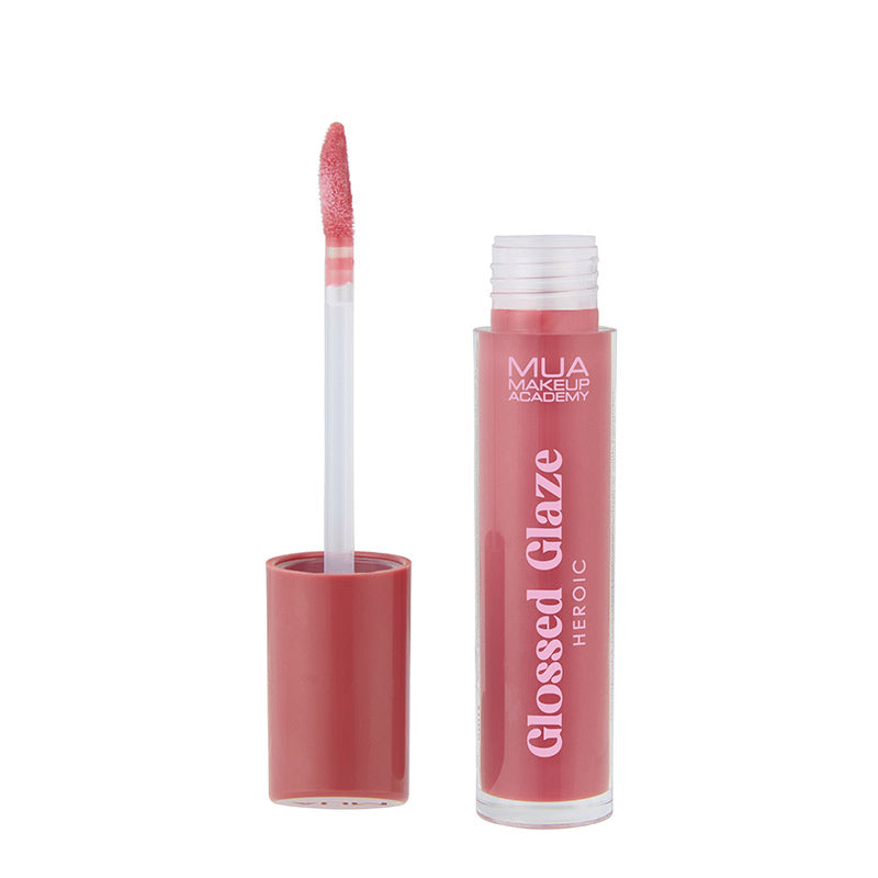a lip gloss with a brush